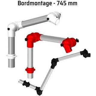 Alsident System 50 sugearm | 745 mm | 2 led | Bordmontage - Hvid