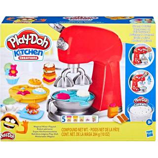Play Doh Kitchen Creations Magical Mixer legesæt - køkkenmaskine med 5 bokse modellervoks