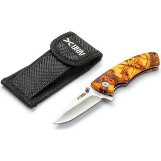 Jaktfällkniv Orange Camo 4,5" 420SS