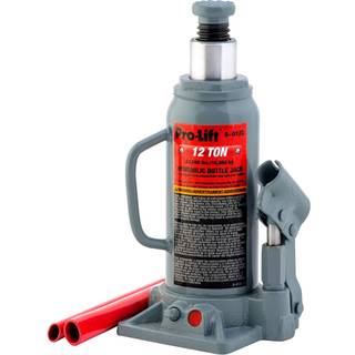 Pro-Lift B-012D Gr? hydraulisk flaske Jack-12 ton kapacitet