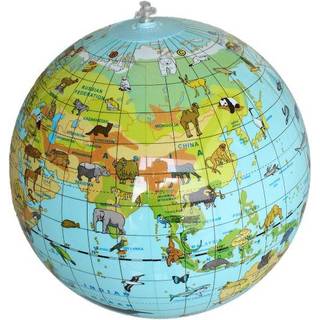 Caly 30 cm Globus Animal Globe - god som badebold