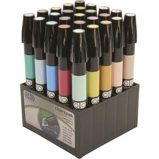 De originale ChartPak-annoncemark?rer Tri-Nib 25 Assorterede landskabsfarver i bordpladen Cube 1 hver (L)