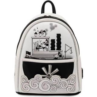 Loungefly Disney Mickey Steamboat Willie Music Cruise Womens Double Strap Shoulder Bag Purse