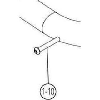 BuzzRack Bottom head screw M8x55mm