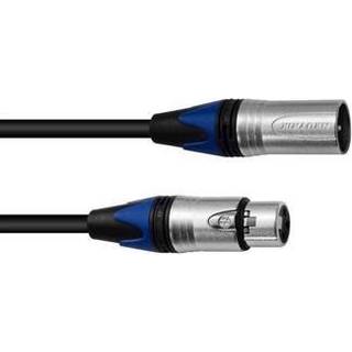 PSSO XLR cable COL 3pin 5m bk Neutrik TILBUD NU