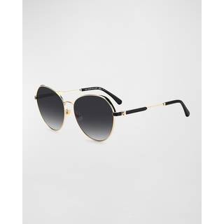 Kate Spade Octavia/G/S Asian Fit RHL/9O 59 Solbriller Kvinder Guld - Gold Black - 59mm