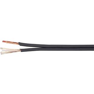 BKL Electronic 1106001/50 Audiokabel 2 x 0.14 mm² Sort