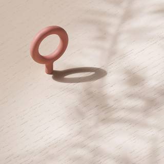 Beslag Design Key Knop - Knopper og dørhåndtag Pulverlakeret Metal Toniton Peach - 401022-11