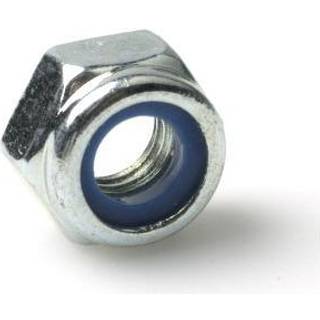 Arvid Nilsson Sekskantlåsemøtrik M6LM lav 6 og 8 med nylonring FZB D985-8, M12, 100 st