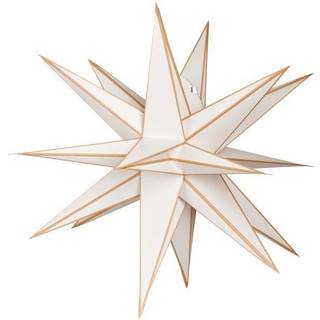 Watt & Veke Sputnik julestjerne Ø60 cm Hvid/Guld
