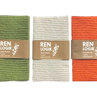 Ren Logik Dish Cloth 2-Pack Old Rose/Blue 40 g