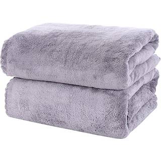 Moonqueen 2 Pack Premium Bath Howly Set - Quick Drying - Microfiber Coral Velvet Meget absorberende h?ndkl?der - Multipurpose Brug som badefitnes