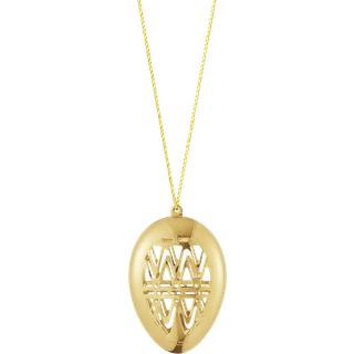 Georg Jensen Påskeæg ornament 2022 guld H9 cm