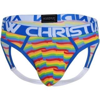 Andrew Christian Almost Naked Pride Flag Jock - Mixed - Small
