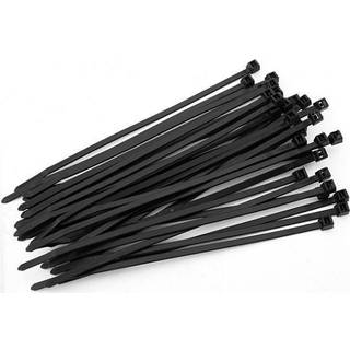Kabelstrips 3,5x140 Sort a´100 stk.