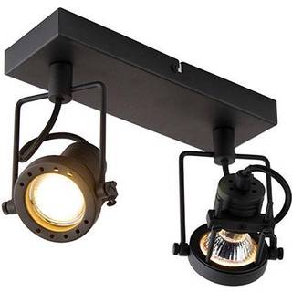 Industriel spotlight sort 2-lys - Suplux
