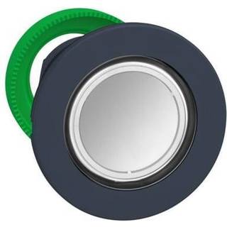 Schneider Trykknap flush f/led hvid f/skilt
