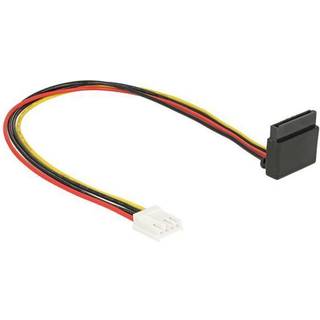 Delock Floppy 4-bens hun-til SATA 15-bens hun-strømkabel metal 30 cm