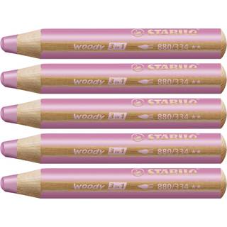 Stabilo woody 880-334 Pink tyk farveblyant 5stk
