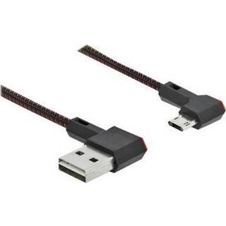 Delock Easy USB-A 2.0 / Micro-B - Højre/venstre vinklet - 2 m