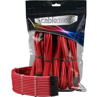 CableMod PRO ModMesh Cable Extension Kit - Rød -> Forventet levering: 1-2 hverdage