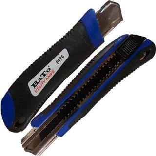 BATO Bræk-af kniv 25mm skydelås med sort kniv blad (6176)