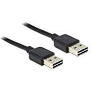 DELOCK USB Kabel A -> A St/St 5.00m sw Easy USB
