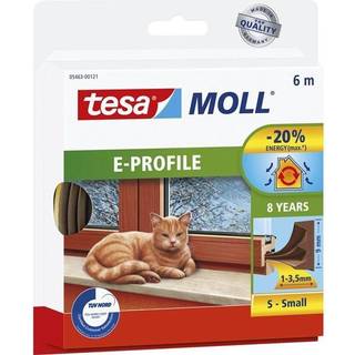 Tætningsliste flex K, hvid, selvklæbende, dækker 2-3 mm - 7,5 meter