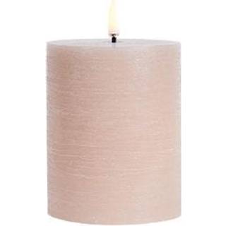 LED Rustic Bloklys, Beige
