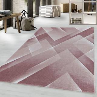 Costa Kortluvet tæppe Abstrakt - Pink - 200x290