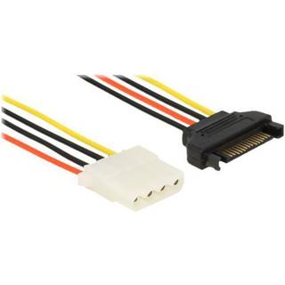 SATA strøm adapter - 15-pin hun til 4-Pin Molex hun - 30 cm