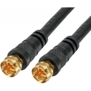 High Quality Antenne F-Kabel - 5 m - Sort