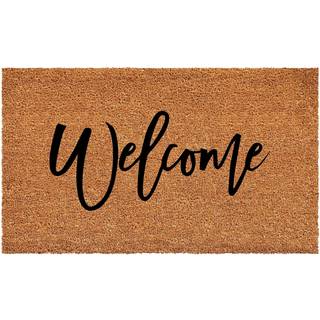 Calloway Mills Cursive Welcome Doormat (Tan/Black 17 """" X 29 """")