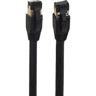 MicroConnect CAT 8.1 S/FTP RJ45 netværkskabel | Sort | 5 meter | PRIS-MATCH