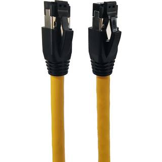 MicroConnect CAT 8.1 S/FTP RJ45 netværkskabel | Gul | 10 meter | PRIS-MATCH
