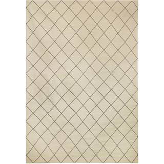 Chhatwal & Jonsson Diamond Gulvtæppe 230x336cm Hvid/ - Mønstrede tæpper Uld Grå - DH252313-2