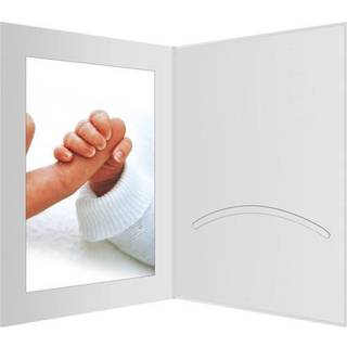 Daiber 1x100 Daiber Portrait folders w. passepartout 13x18 white silk