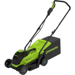 Greenworks,  G24LM33, Plæneklipper,  24V,  u/batteri og microlader