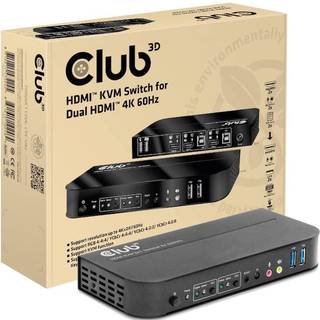 CLUB 3D Hdmi Kvm Switch For Dual Hdmi