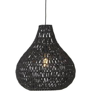 Retro hængende lampe sort 45 cm - Lina Drop