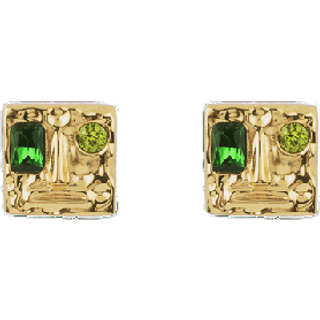 House of Vincent The Fool Øreringe 18 kt. Forgyldt Sølv VJ098-UEG - Dame - 925 Sterling Silver