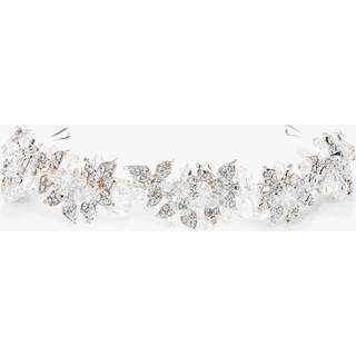 Jon Richard Jon Richard Silver Plated Emery Leaf And Bead Statement Gift Pouch Headband