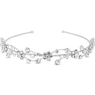 Jon Richard Nina Crystal Flower And Pearl Waves Gavepose PandebåndEn