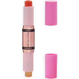 Makeup Revolution Blush & Highlight Stick Coral Dew