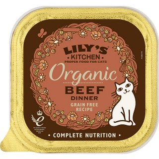 Lily´s Kitchen vådfoder til kat, Organic Beef Dinner - 85g.