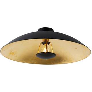 Vintage loftslampe sort med guld 60 cm - Emilienne