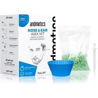 andmetics Wax Kit Nose & Ear Voks til hårfjerning til mænd 50 g - 50 g