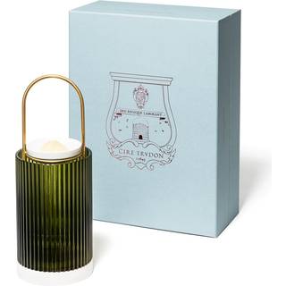 Trudon Candlelight and Scents - 'La Promeneuse' in Green Glass, brass, vegetal wax