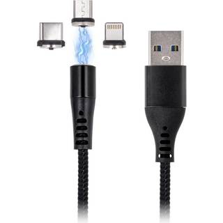 maXlife 3In1 Magnetladekabel - 1M