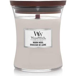 Woodwick Warm Wool duftlys Trævæge 275 g - 275 g